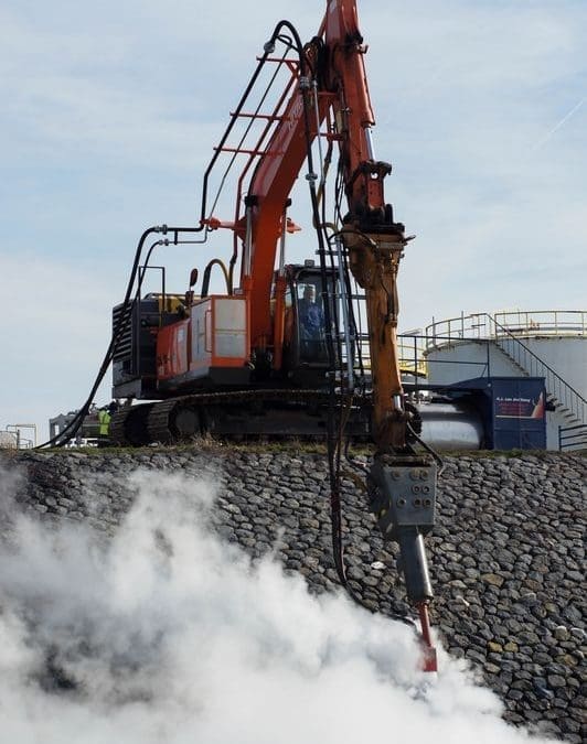 Support stoomketel vdKooy cleanen kades Rotterdam